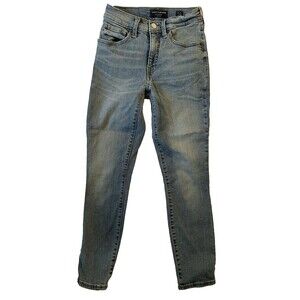 Lucky Brand Jeans Women Size 0/25 Blue Denim HIgh Rise Skinny Bridgette